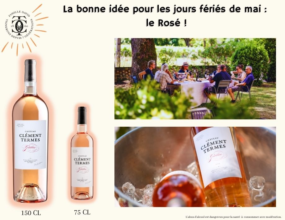 Le Rosé, la star des beaux jours de mai